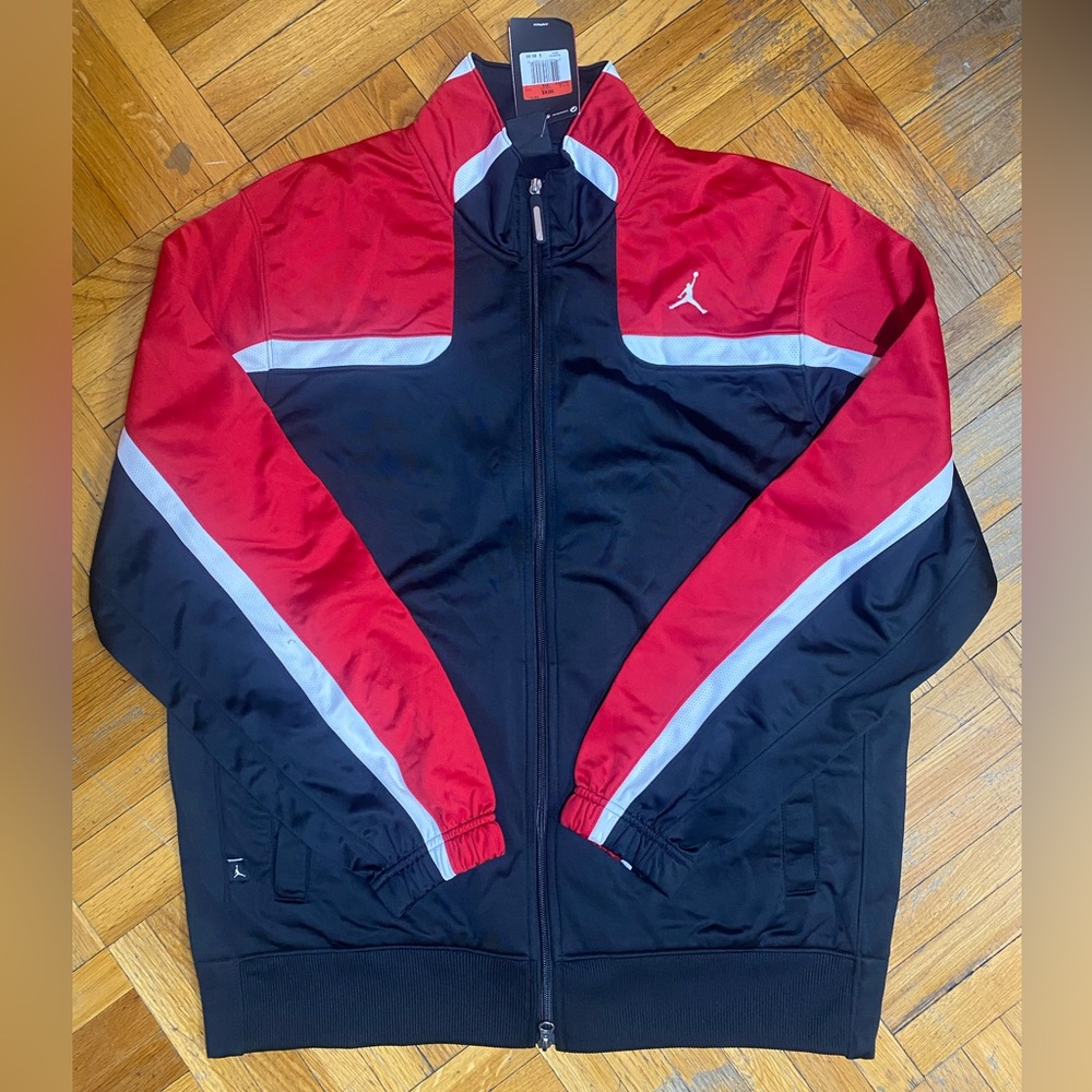Jump Men's Red and Black Windbreaker